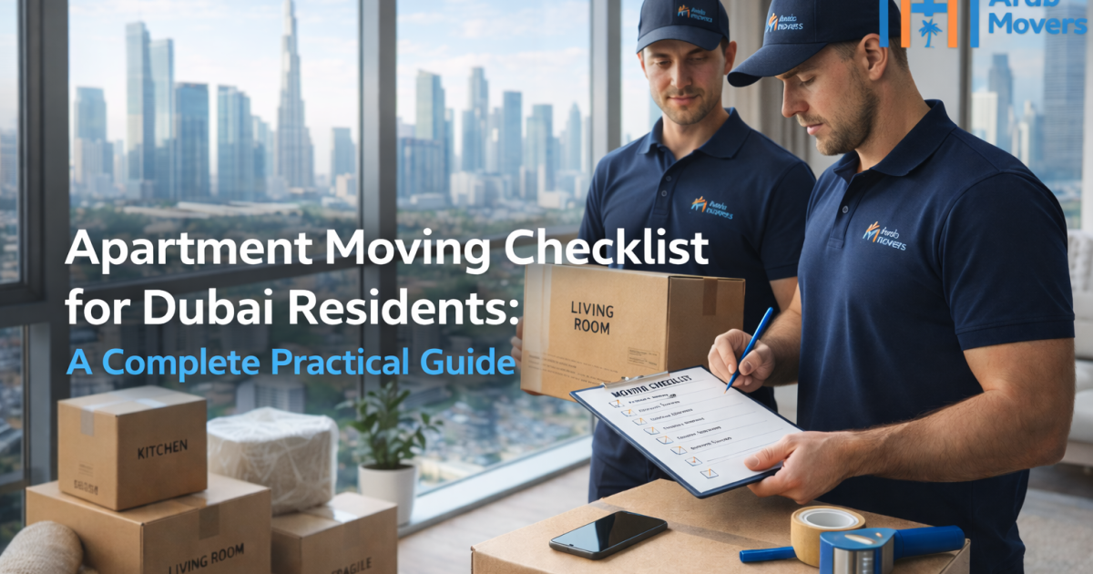Apartment Moving Checklist for Dubai Residents: A Complete Practical Guide