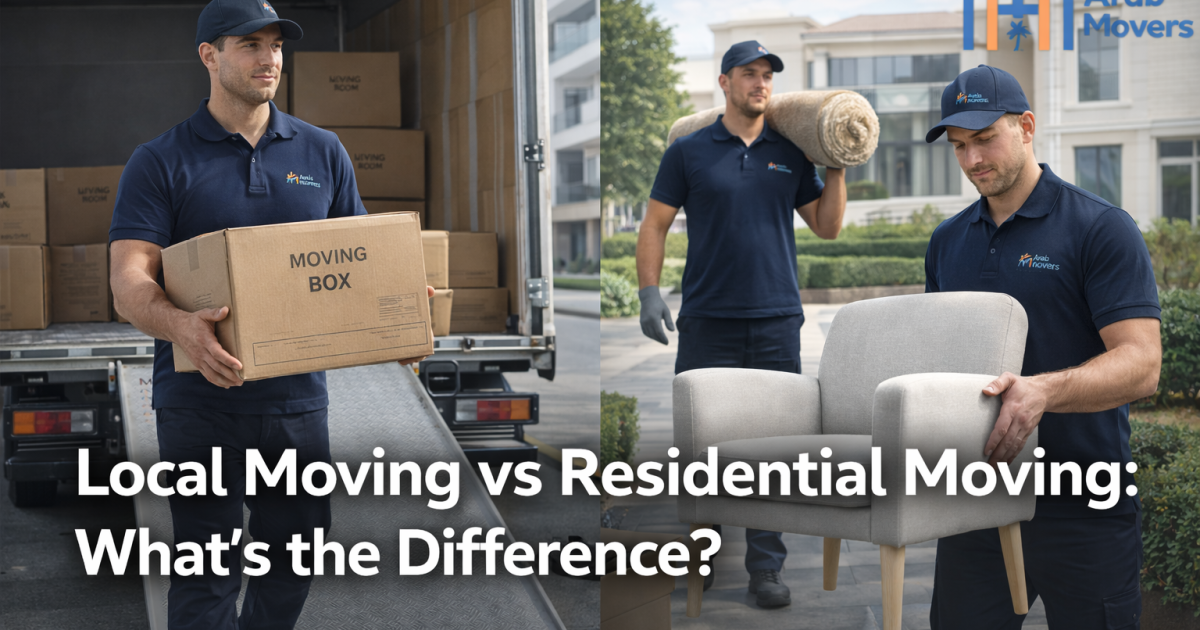 Local Moving vs Residential Moving: What’s the Difference?